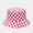 Pink, variant on 2022 Fashion Houndstooth Plaid Bucket Hats for Women Men Cotton Fisherman Sun Protection Summer Hats Hip Hop Street Cap Gift