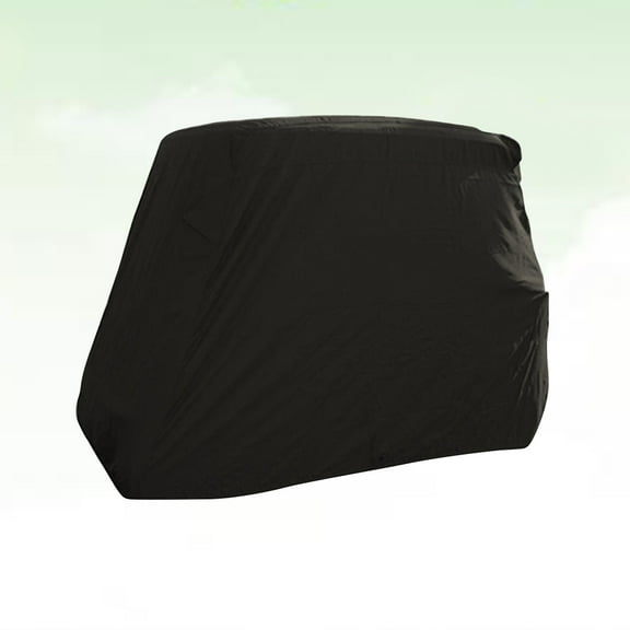 Raindrops Cart Cover Roof Black for 4 Passenger Golf Carts Weather