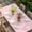 Pink, variant on Pink Geometric Table Cloths for 6 Foot Rectangle Tables, Modern Minimalism Solid Color Striped Patio Waterproof Elastic Fitted Tablecloths, Washable Rectangular Table Cover for Camping