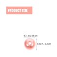 thumbnail image 4 of Shisuyan Jewelry Spacer Beads Imitation Jade Beads Pink Plastic 1Set 0.3X0.3In, 4 of 9