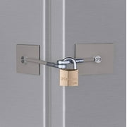 Stainless Steel Refrigerator Door Lock with Padlock