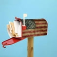 thumbnail image 7 of Retro American Flag Mailbox Cover Magnetic Post Box Covers Wraps Large Size 25.5x21 Inches for Garden Yard Decor, 7 of 7