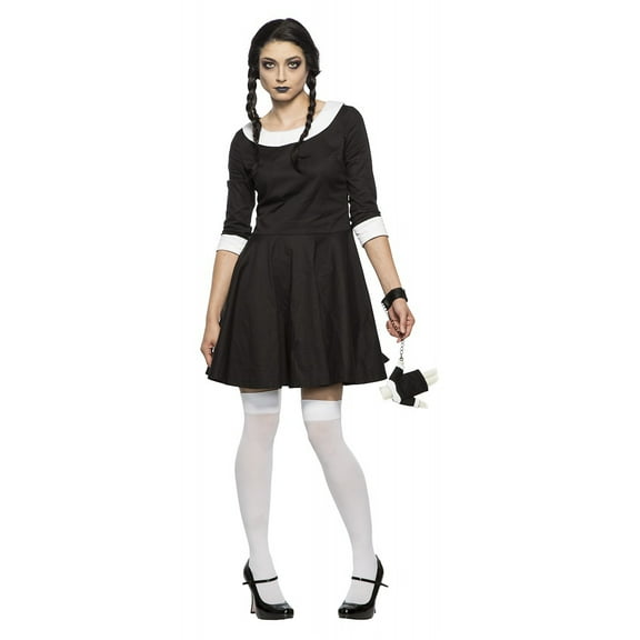 Women's Gothic Wednesday Costume