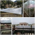 thumbnail image 5 of Lona transparente impermeable, lona de plástico de PVC, con ojales de plástico reforzados, toldo de sombra para exteriores, tela plegable para muebles de jardín, natación Rojo Verde Cocina, Decoración y Otros, 5 of 5