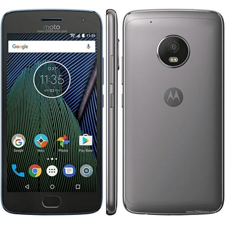 Motorola Moto G Plus (5th Generation) - 32 GB - Unlocked (Lunar Gray) (Certified