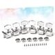 thumbnail image 3 of Professional Guitar Tuning Pegs Set 6pcs Semiclosed Tuners Locking Mechanism 3, 3 of 4