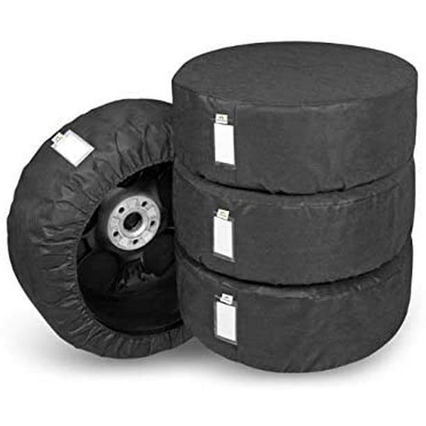 Housse de roue de secours pneu pneu sac de rangement pour voiture Van  caravane camion voiture de protection voiture transporter roue de secours pneu  couverture de pneu 