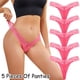 thumbnail image 3 of Bragas Gibobby Regalo de Navidad 5 piezas Pantaleta de encaje para mujer Calzoncillos Bragas sexy Ropa interior Bragas Bikini Sólido 95% Algodón 5% Spandex, 3 of 5