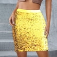 thumbnail image 2 of Yuanlong Womens Midi Skirts High Waist Sequin Bodycon Skirts Carnival Shiny Dance Performance Skirt For Cheerleader Wear, 2 of 4