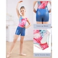 thumbnail image 5 of Aideaone Leotards for Girls Gymnastics Sparkly Kids Dance Unitard Biketards with Shorts 4-11Years, 5 of 7
