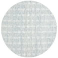 thumbnail image 2 of SAFAVIEH Abstract Madrid Striped Geometric Area Rug, Blue/Ivory, 6' x 6' Round, 2 of 10