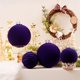 thumbnail image 4 of Cristbest Bolas De Navidad De Terciopelo, Grandes, Colgantes, Inastillables, Adornos Para Árbol De Navidad, Para Colgar En El Árbol De Navidad, Decoraciones Para Fiestas De Bodas, Regalos Y Decoracion, 4 of 5