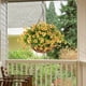 thumbnail image 3 of Flores Colgantes Artificiales Wosthever de Apariencia Realista Naranja 45cm, 3 of 6