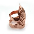 thumbnail image 1 of Ounissouiy Protector antideslizante dedal aguja de trabajo manual DIY artesanía costura bordado accesorios para el hogar profesional Artesanía Oro rosa S, 1 of 6