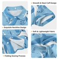 thumbnail image 3 of Dailycode Small Short Sleeve Button Down Shirts Cute Dolphins and Seaweed Casual Shirt 3-10 Years, 3 of 9