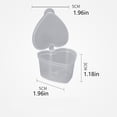 thumbnail image 4 of Moyic Caja de almacenamiento en forma de corazón portátil lindo reutilizable impermeable a prueba de polvo arcilla barro esponja contenedor Almacenamiento y organización del hogar, 4 of 6