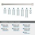 thumbnail image 5 of Amerock Faircrest 18 inch (457mm) Center-to-Center Polished Nickel Appliance Pull, 5 of 7