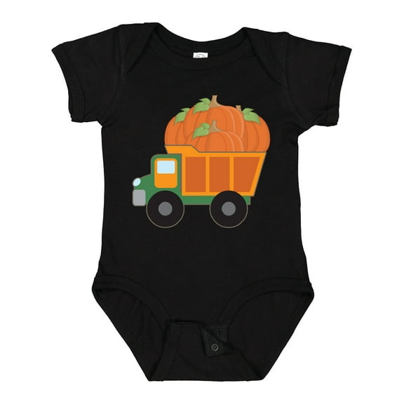 Inktastic Pumpkin Truck Thanksgiving Halloween Boys or Girls Baby Bodysuit