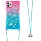 thumbnail image 3 of Funda para iPhone 11 PRO Brillantina Líquida Divertida Reluciente y con Cristales en Movimiento Cuerpo Cruzado con Cordón Ajustable, 3 of 5