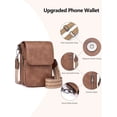 thumbnail image 5 of LAVA Small Crossbody Bags for Women Trendy, Multi Pocket PU Leather Casual Cell Phone Purse Wallet Handbags with Card Slots & Ajustable Strap, 5 of 6