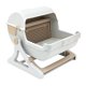 thumbnail image 1 of Caja de Arena Semi-Automática Le You Pet Blanca y Marrón Leche con Limpieza Rápida de Lujo para Gato, 1 of 6