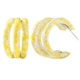 thumbnail image 2 of Xihbxyly Pendientes Grandes de Copo de Nieve con Personalidad Femenina y Temperamento En Forma de C., 2 of 2