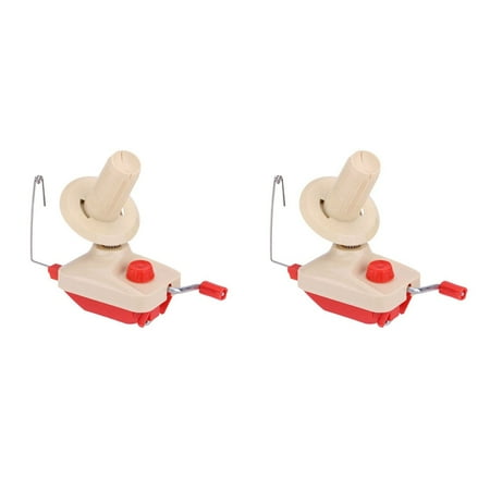 

2 Wooden Hand-Winding Machine for Knitting and Crocheting is Helpful