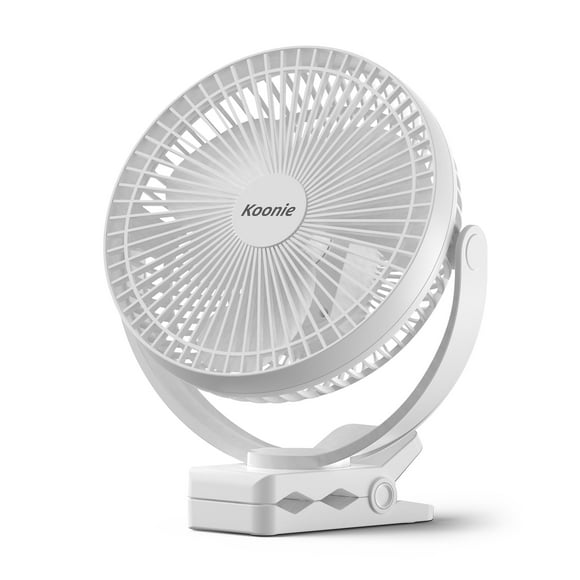Ventilador portátil recargable Koonie de 8 pulgadas