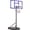 Blue, variant on Toremore 33" Portable Basketball Hoop Outdoor Adjustable, 4.82-8.53FT, Kid Basketball Hoop Goal System with Shatterproof PC Backboard for Kids Youth and Adults