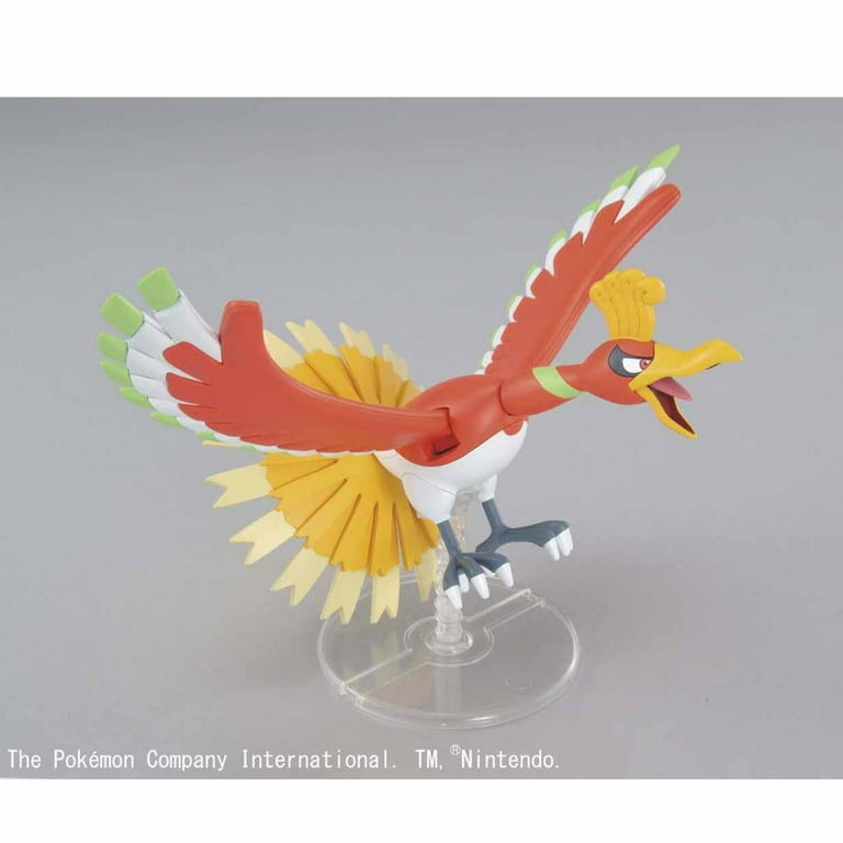 Bandai Collectible Adult Ho-Oh Action Figure, Plastic Multicolor
