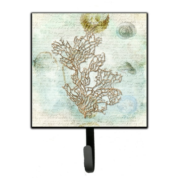 Carolines Treasures SB3040SH4 Beach Sea Whip Coral Leash or Key Holder Single Hook multicolor
