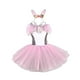 thumbnail image 5 of Vestido de tutú de conejito de Pascua para niña, disfraz de animal para bailar, cumpleaños y actuaciones. SG, 5 of 9