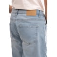 thumbnail image 4 of NOVASTILE Men's Distressed Relaxed STRAIGHT Fit Stretch Denim Jeans Classic Clean Minimal Design Everyday Casual Comfort Versatile Basic Denim Pants Light Wash Streetwear M7 Light Blue 28, 4 of 4