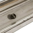 thumbnail image 4 of Bowery Hill Wood Grey Cocktail Table Rectangular Raised Panels, 4 of 8