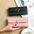thumbnail image 1 of Women Long Wallets Purses Luxury Love Heart Wallets For Ladies Girl Money Pocket Card Holder Female Wallets Phone Clutch Bag, 1 of 2