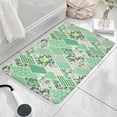 thumbnail image 3 of Pioneer Flower Floral Print Flannel Non Slip Door Rugs,Washable Door Mats Indoor,Decorative Door Mats,Dirt-Resistant and Absorbent Doormat for Entrance,Bedroom,Kitchen,Bathroom,23.5"x16", 3 of 5