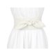 thumbnail image 5 of Cinturones Obi para Mujeres Talla Grande INSPIRE CHIC, Cinturón Anudado de Autoajuste, Cinturón Ancho para Vestidos, Blanco 37.40-40.16, 5 of 6