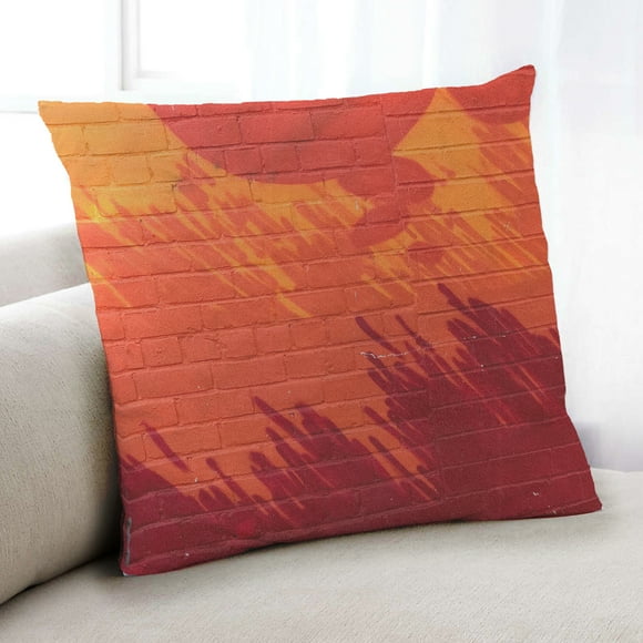 Ahgly Company Abstract Textures Indoor Throw Pillow, 18 inch by 18 inch