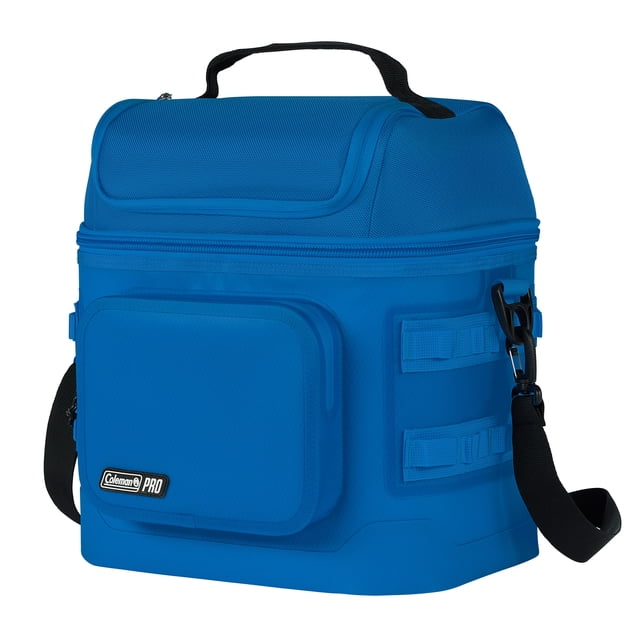 Glacière souple Coleman Pro Premium, boîte à lunch de 24 cannettes (8,5 L) avec couvercle et corps isolés, reste froide jusqu’à 35 heures