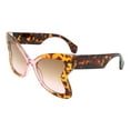 thumbnail image 2 of Women's Sunglasses Oversized Fashion Butterfly Shape UV400 Pink Tortoise, 2 of 4
