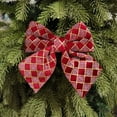 thumbnail image 1 of DIANWUDG Christmas Tree Bow Pendant Velvet Bow Decoration Suitable For Store Shopping Mall Window Background Wall Decorations, 1 of 6