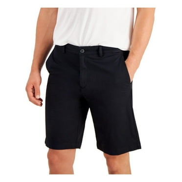 Alfani Men's 9" Solid Chino Shorts in Indigo Bunting Blue-Size 38