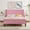 Pink, variant on VECELO Upholstered Platform Queen Bed Frame with Fabric Headboard,Wooden Slats Support/No Box Spring Needed/Mattress Foundation,Dark Green