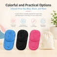 thumbnail image 5 of Kids Lazy Eye Patches 4‑Pack, Soft Plush Amblyopia Eye Patch for Eyeglasses, Reusable Strabismus Occlusion Eye Cover, Pink, 5 of 6