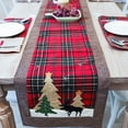 thumbnail image 5 of Dekaim Paño de Mesa de Navidad Rejilla de Navidad Camino de Mesa de Comedor Cubierta de Tela de Adorno Lugar Decoración de Banquete, 5 of 8