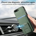 thumbnail image 6 of Allytechgroup Cards Holder Back Case for iPhone 8 Plus/ 7 Plus, Vintage PU Leather TPU Shockproof Slim Kickstand Anti-Drop Protective Wallet Phone Case Cover for Apple iPhone 8 Plus/ 7 Plus, Green, 6 of 8
