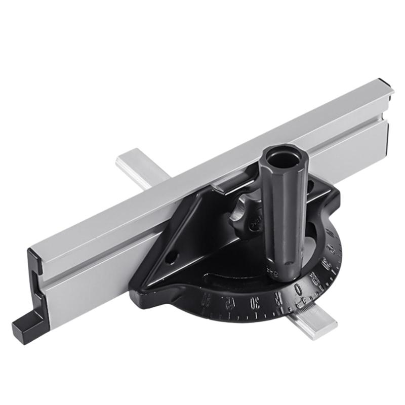 Table Saw Miter Gauge Assembly Accessiories Universal for Router Table,Jointers with Repetitive Cut Flip Stop Accurate DIY