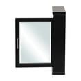 thumbnail image 5 of Linon Serenity Bathroom Medicine Cabinet, Black, 5 of 12