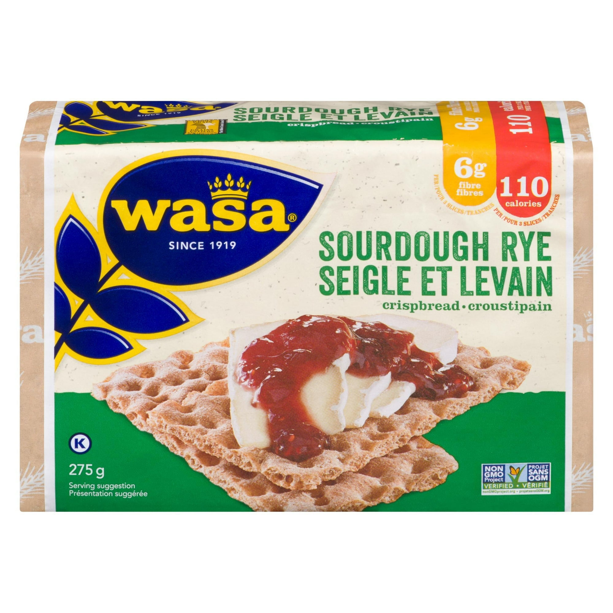 Wasa Seigle Et Levain Croustipain Complet 275gr 275g