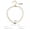 Gold, variant on Good Luck Blue Eye Evil Eye Sliver Plated Chain Bracelet Adjustable Women Gift-Sliver
